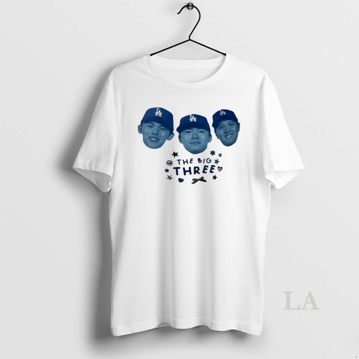 Original Los Angeles Dodgers Baseball The Big Three T-Shirts, Hoodie, Sweatshirt | InkNestWear.com