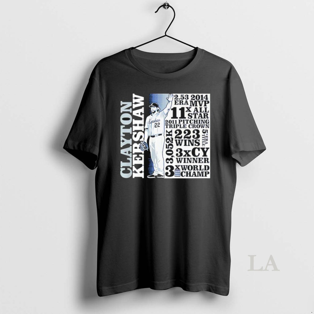 Original Los Angeles Dodgers Clayton Kershaw Goat List T-Shirts, Hoodie, Sweatshirt | InkNestWear.com