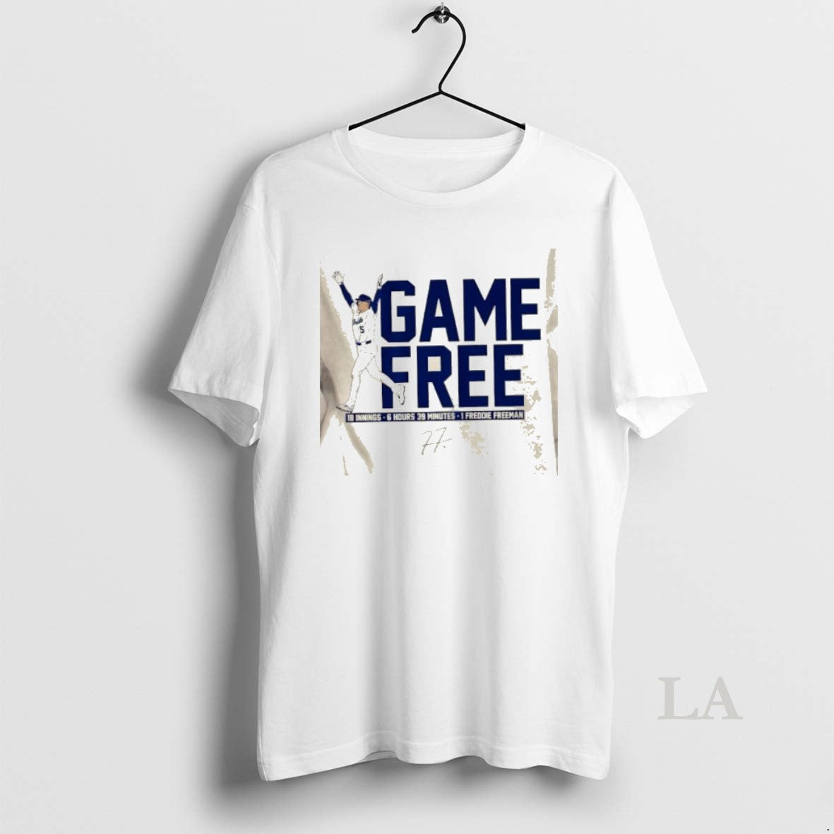Original Los Angeles Dodgers Freddie Freeman Game Free Walk Off Signature T-Shirts, Hoodie, Sweatshirt | InkNestWear.com