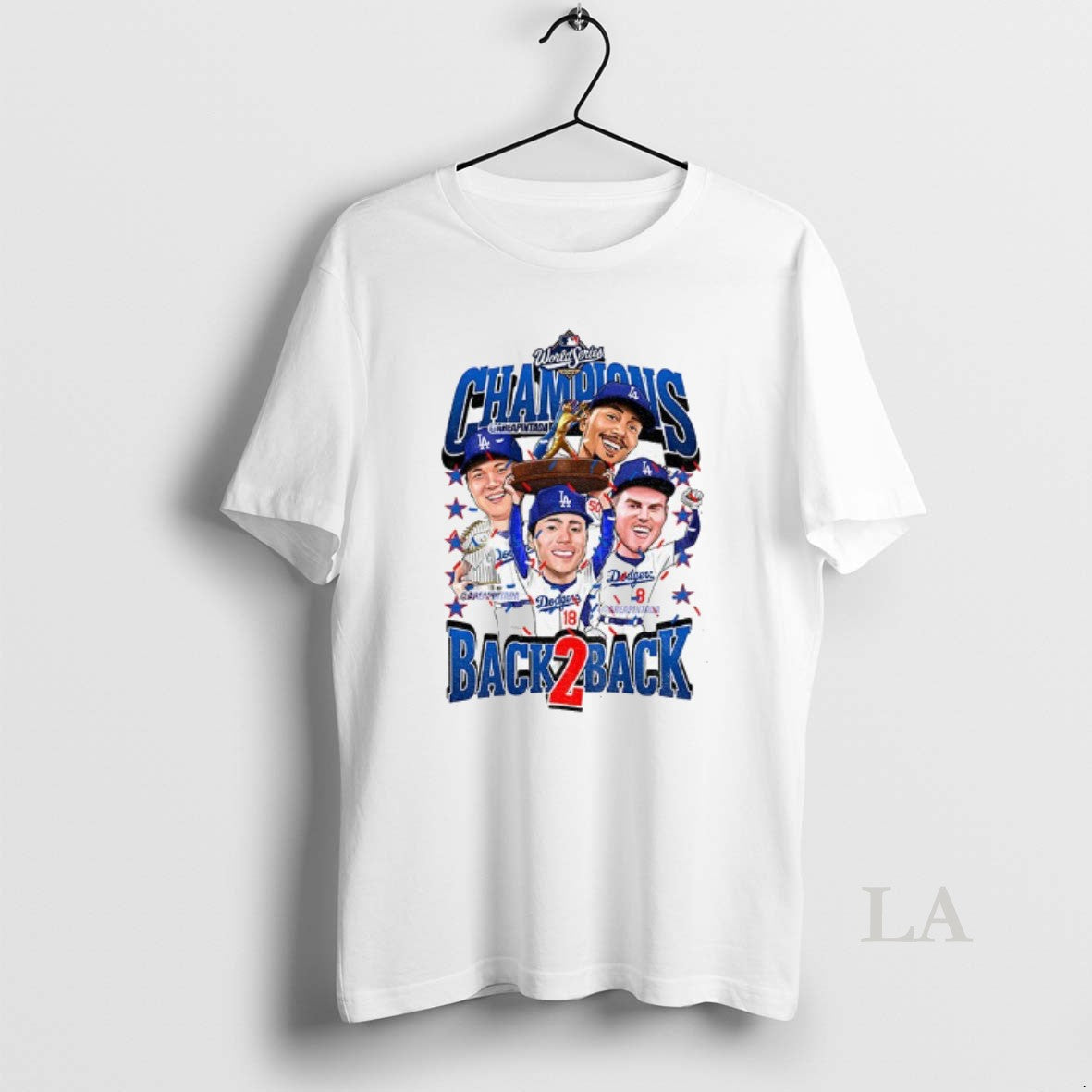 Original Los Angeles Dodgers Holding Trophy World Series Mlb Baseball 2025 T-Shirts, Hoodie, Sweatshirt | InkNestWear.com