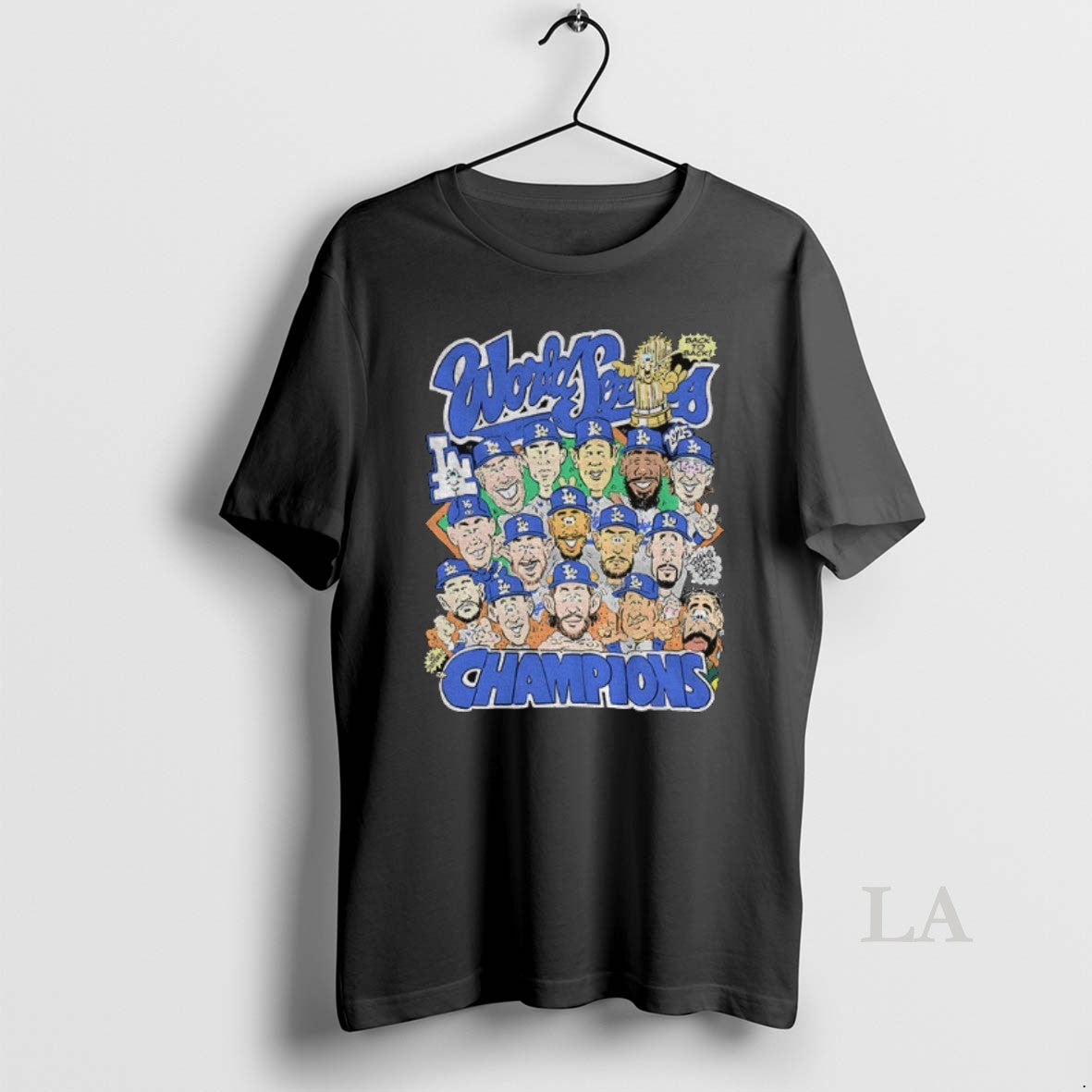 Original Los Angeles Dodgers Mlb Baseball Players Caricature World Series Champions 2025 T-Shirts, Hoodie, Sweatshirt