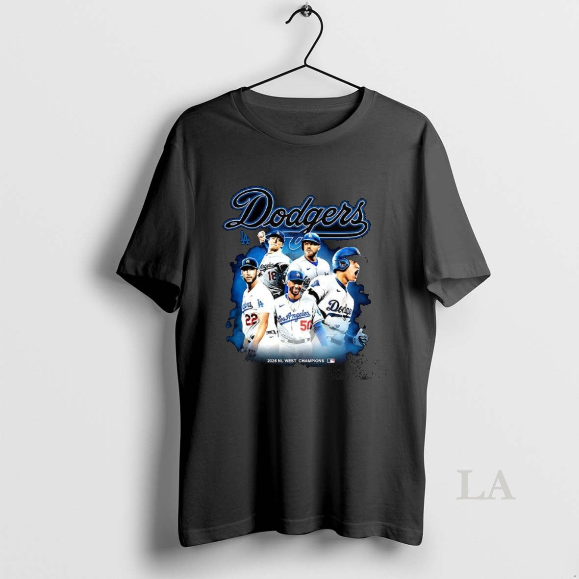 Original Los Angeles Dodgers Nl West Champions 2025 Player Collage T-Shirts, Hoodie, Sweatshirt | InkNestWear.com