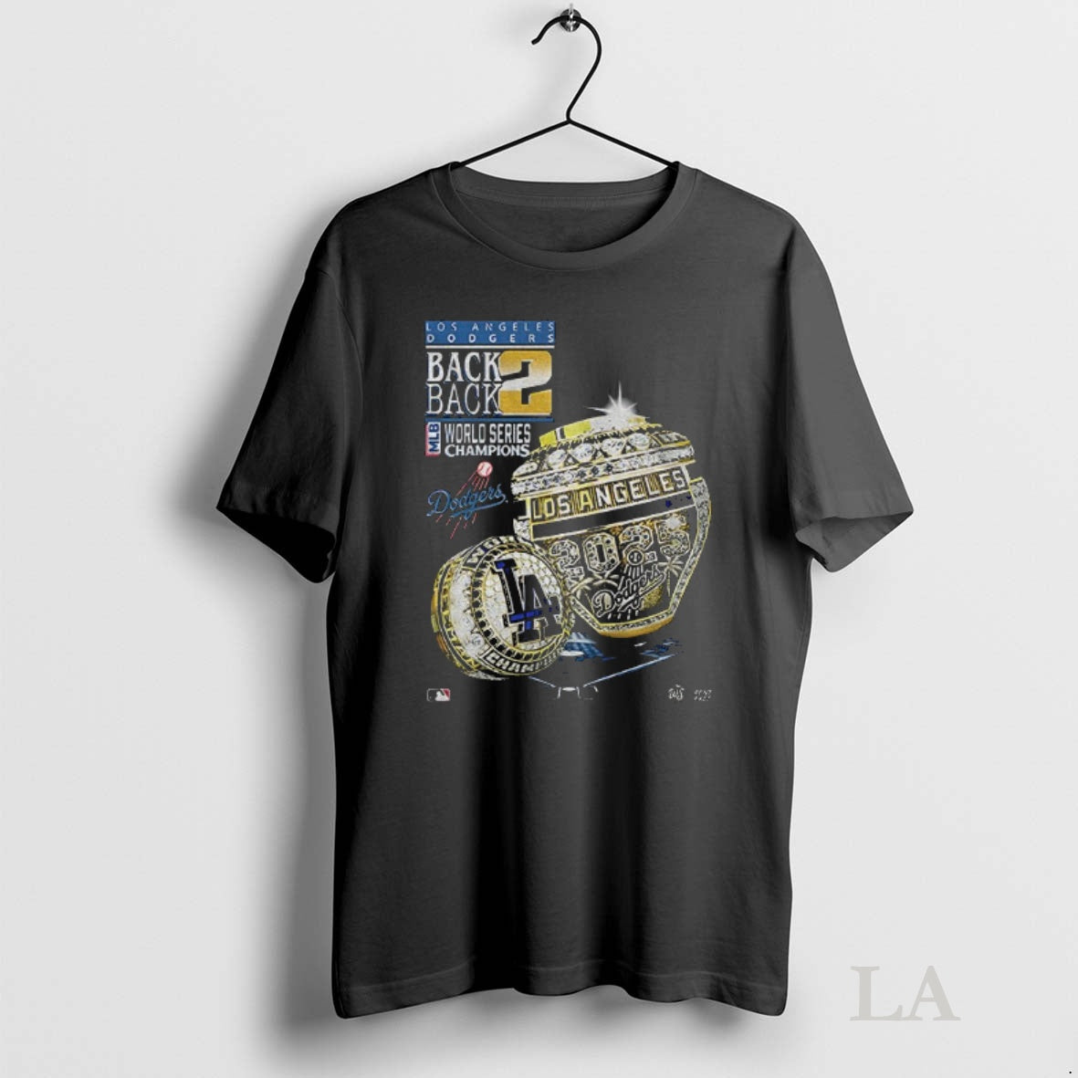 Original Los Angeles Dodgers Rings Back 2 Back World Series Champions Logo 2025 T-Shirts, Hoodie, Sweatshirt