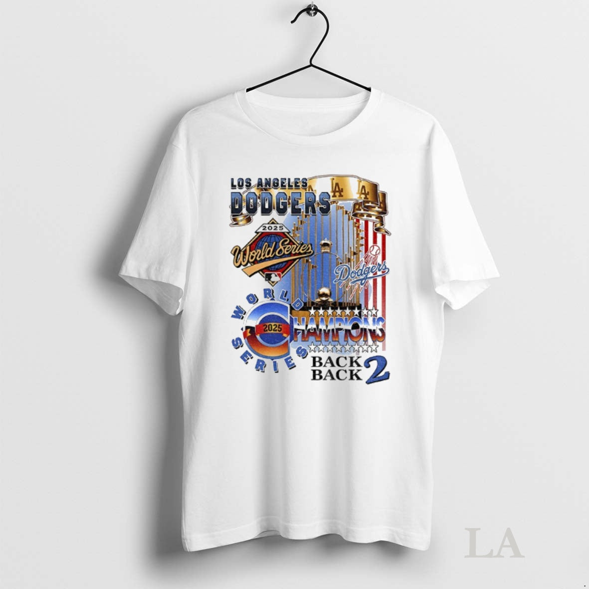 Original Los Angeles Dodgers Trophy World Series Back 2 Back Champions 2025 T-Shirts, Hoodie, Sweatshirt | InkNestWear.com