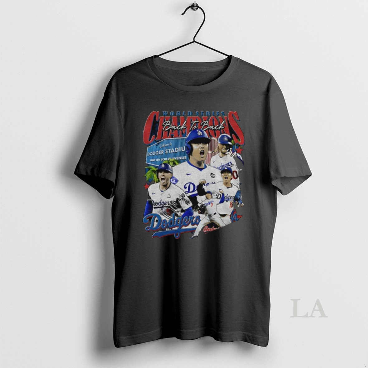 Original Los Angeles Dodgers World Series Back To Back Dodgers Stadium 300 Vin Scully Avenue T-Shirts, Hoodie, Sweatshirt