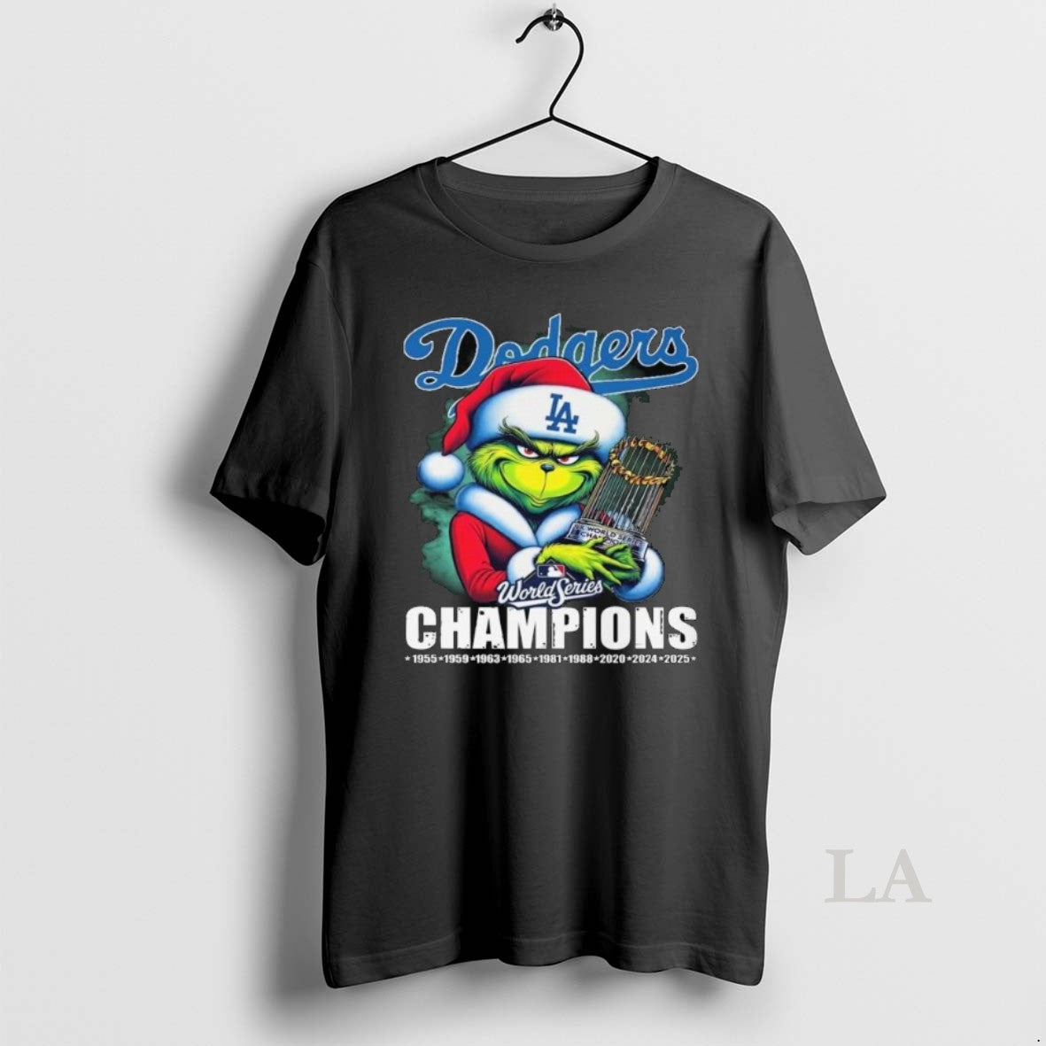 Original Los Angeles Dodgers X The Grinch World Series Champions 2025 Long Sleve T-Shirts, Hoodie, Sweatshirt