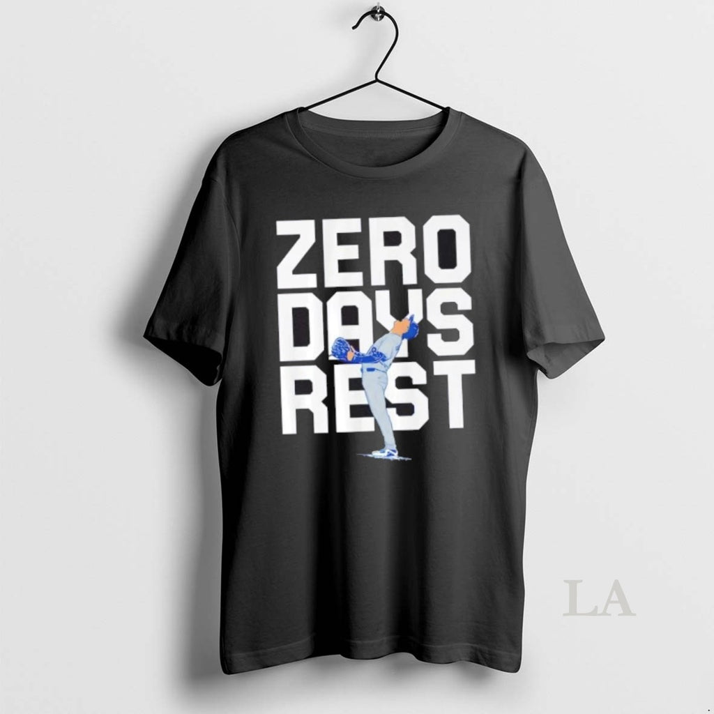 Original Los Angeles Dodgers Yoshinobu Yamamoto Zero Days Rest T-Shirts, Hoodie, Sweatshirt | InkNestWear.com