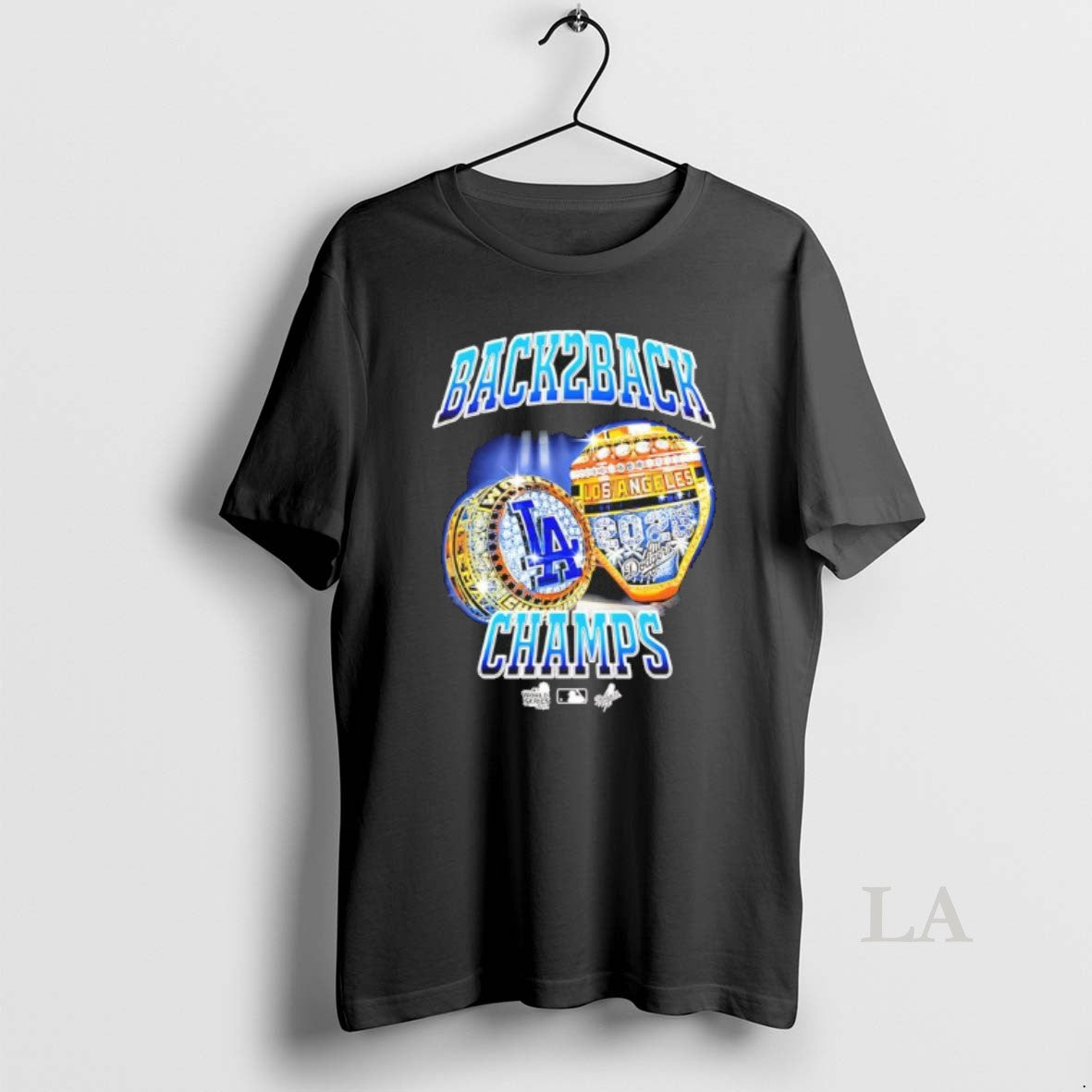 Original Los Angeles Dodgers Back 2 Back Champs Rings T-Shirts, Hoodie, Sweatshirt | InkNestWear.com