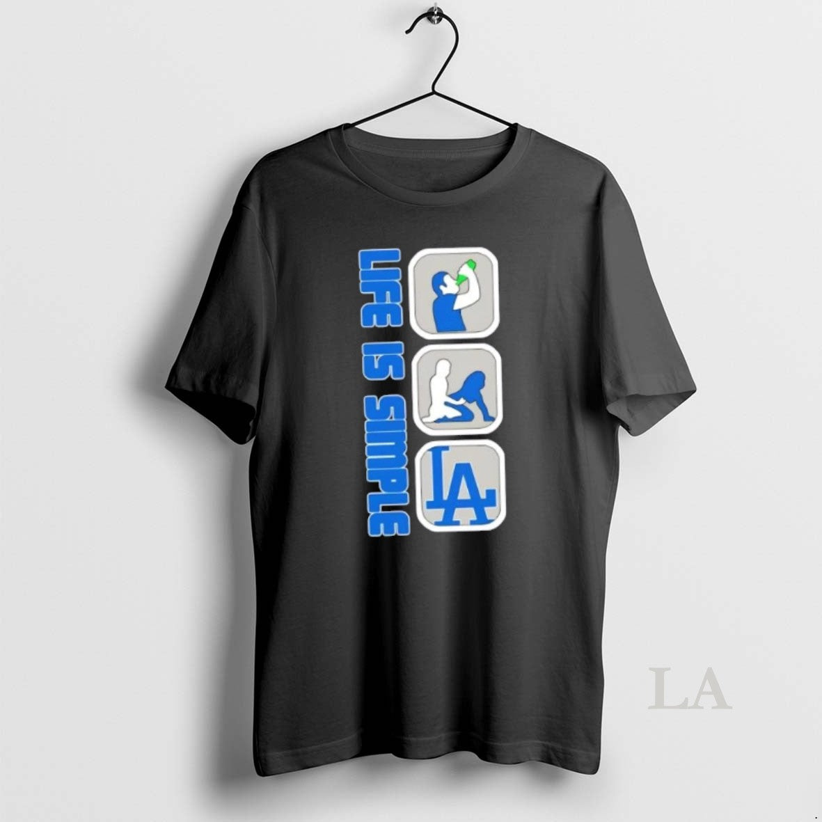 Original Los Angeles Dodgers Baseball Life Is Simple T-Shirts, Hoodie, Sweatshirt | InkNestWear.com