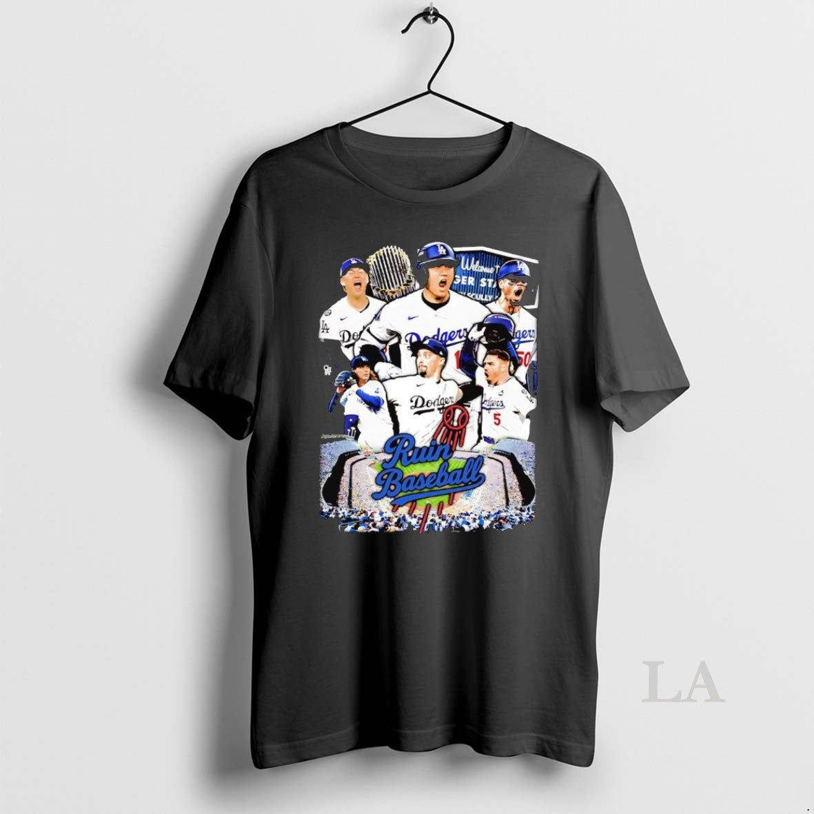 Original Los Angeles Dodgers Ruin Baseball T-Shirts, Hoodie, Sweatshirt | InkNestWear.com