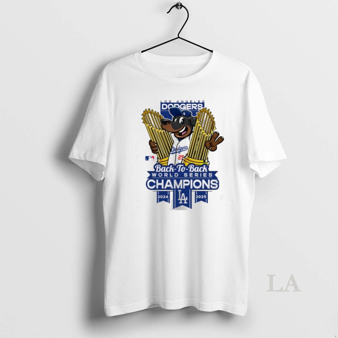 Original Los Angeles Dodgers The 2024 2025 Back To Back World Series Champions Dog And T-Shirts, Hoodie, Sweatshirt