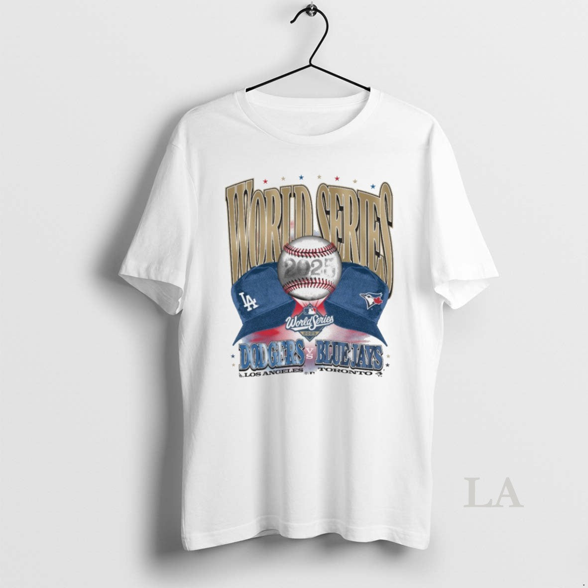 Original Los Angeles Dodgers Vs Toronto Blue Jays Ws Mlb World Series Dueling Caps T-Shirts, Hoodie, Sweatshirt