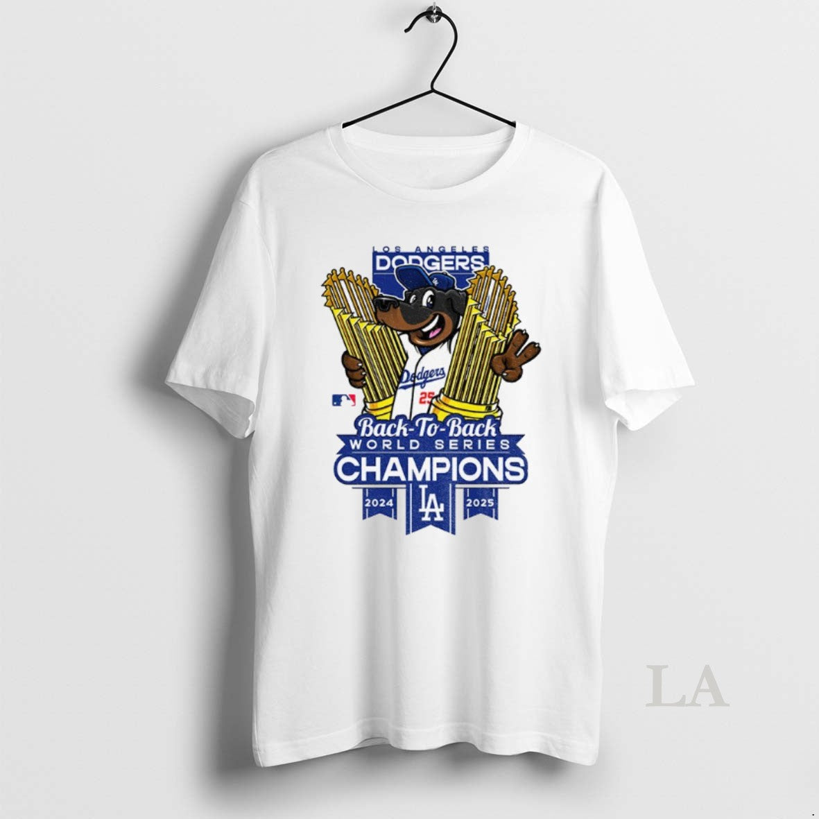 Original Los Angeles Dodgers World Champions Trophies Back To Back 2024 2025 T-Shirts, Hoodie, Sweatshirt | InkNestWear.com