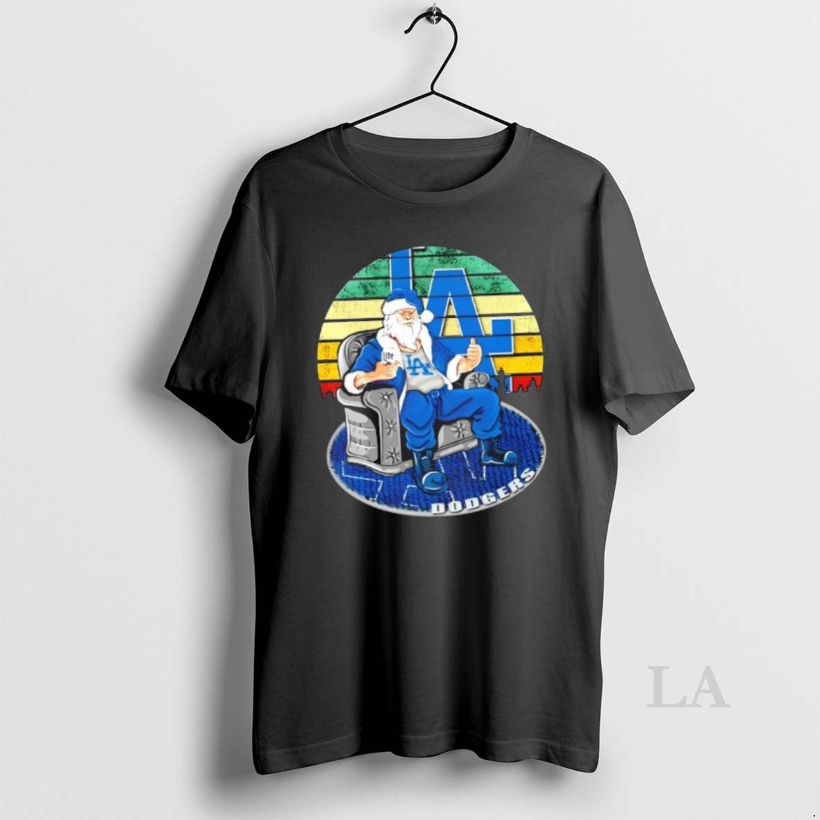 Original Los Angeles Dodgers X Santa Claus Christmas Vintage T-Shirts, Hoodie, Sweatshirt | InkNestWear.com