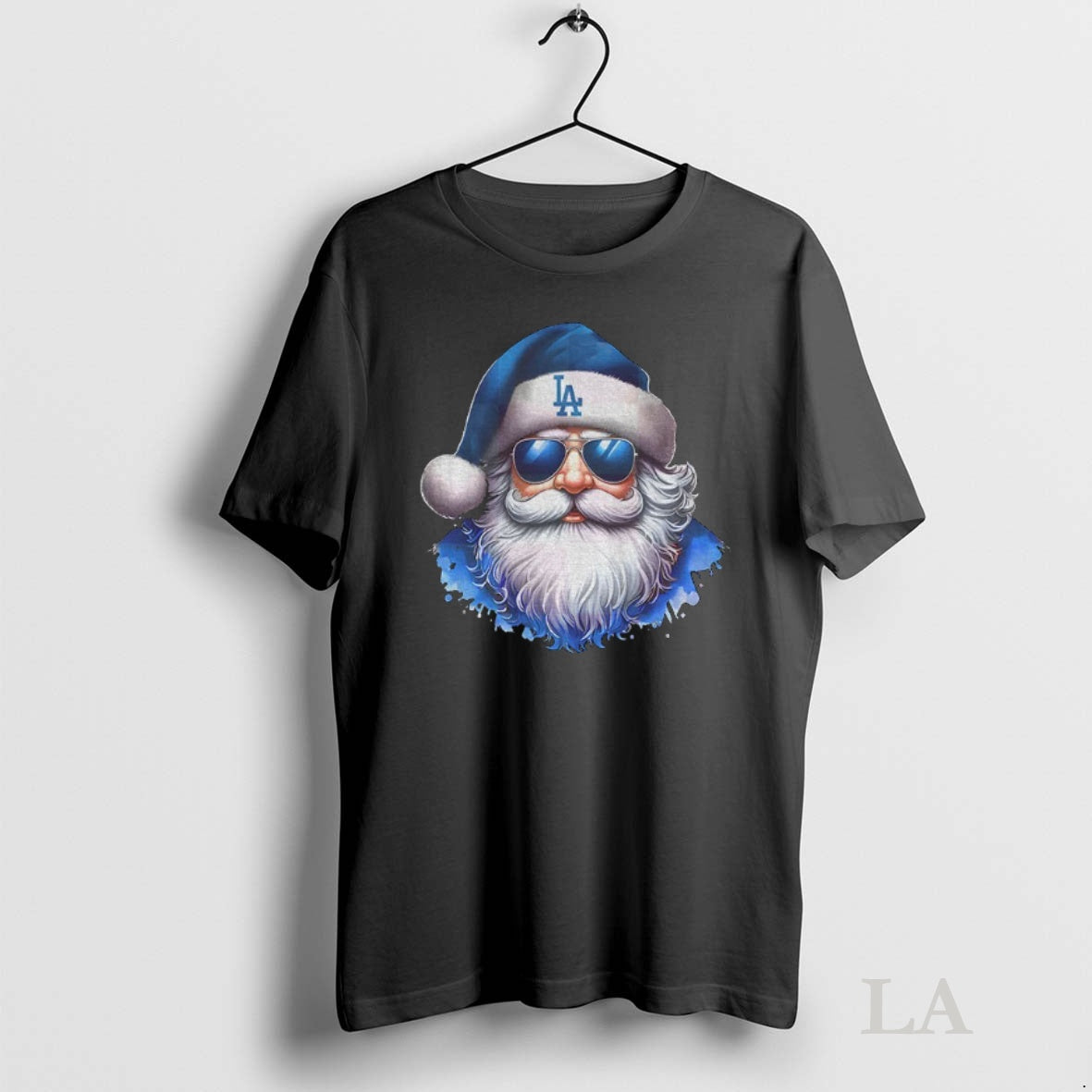 Original Los Angeles Dogers Baseball Santa Christmas T-Shirts, Hoodie, Sweatshirt | InkNestWear.com