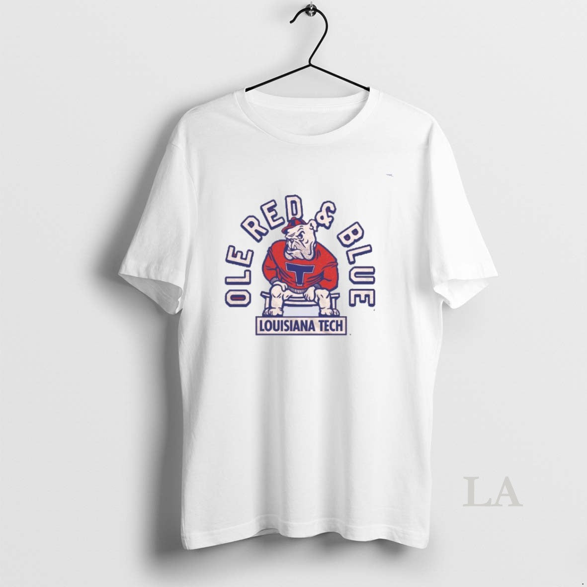 Original Louisiana Tech Ole Red And Blue Vintage T-Shirts, Hoodie, Sweatshirt | InkNestWear.com