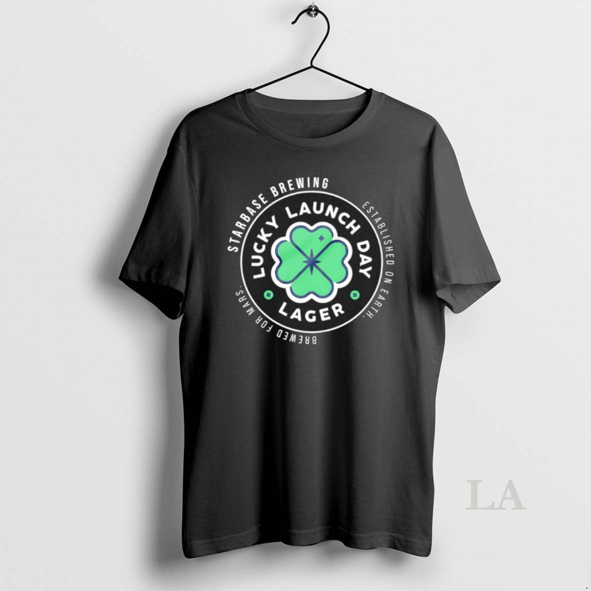Original Lucky Launch Day Lager Starbase Brewing T-Shirts, Hoodie, Sweatshirt | InkNestWear.com