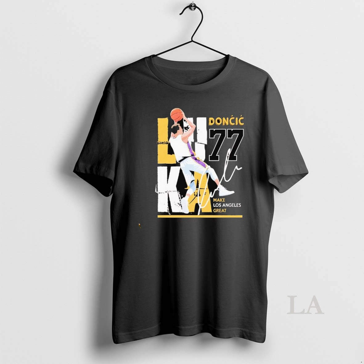 Original Luka Doncic Make Los Angeles Great T-Shirts, Hoodie, Sweatshirt | InkNestWear.com