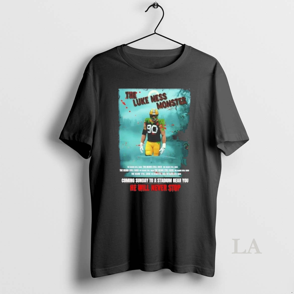 Original Lukas Van Ness The Luke Ness Monster He Will Never Stop T-Shirts, Hoodie, Sweatshirt | InkNestWear.com
