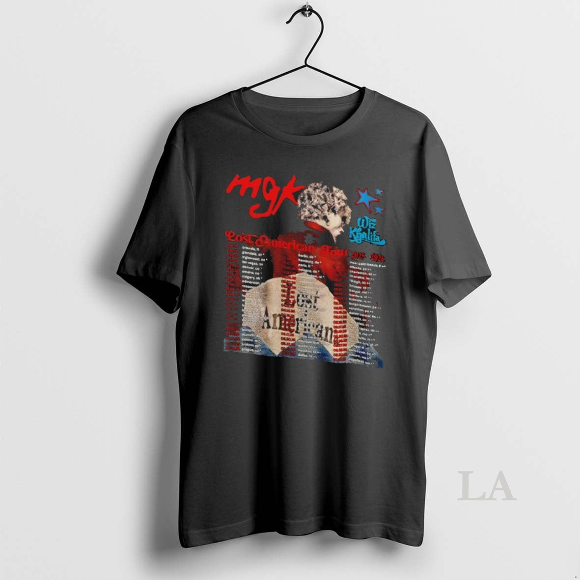 Original Mgk Wiz Khalifa Machine Gun Kelly Lost Americana Tour 2025 Pop Rock T-Shirts, Hoodie, Sweatshirt | InkNestWear.com
