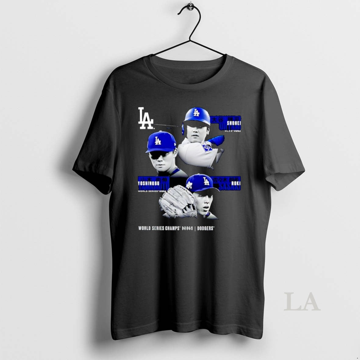 Original Mlb 2025 Postseason Moment Shohei Ohtani Roki Sasaki And Yoshinobu Yamamoto Los Angeles Dodgers T-Shirts,...