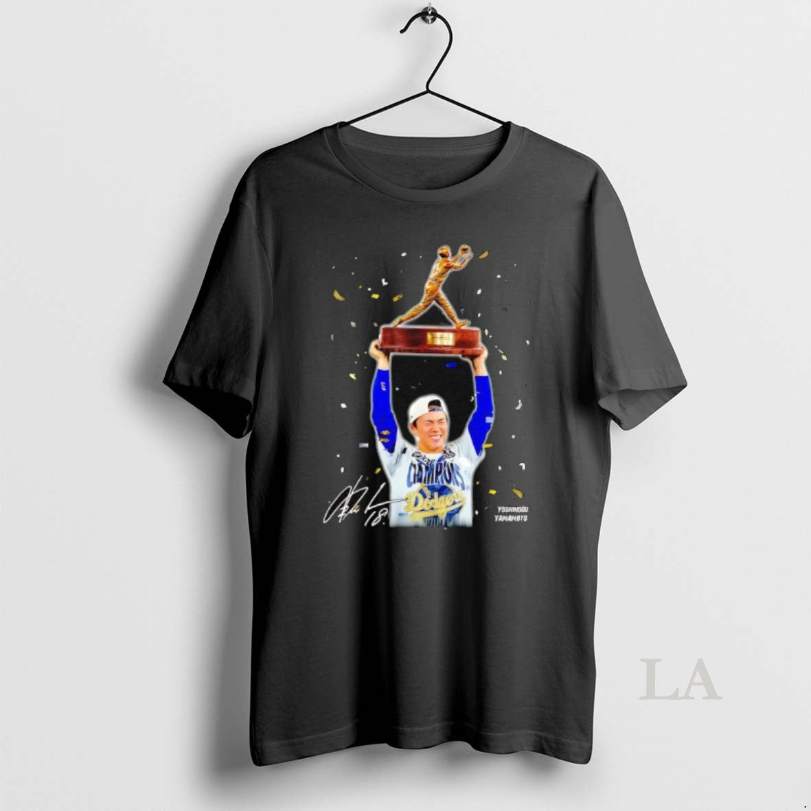 Original Mvp Yoshinobu Yamamoto Dodgers Signature T-Shirts, Hoodie, Sweatshirt | InkNestWear.com