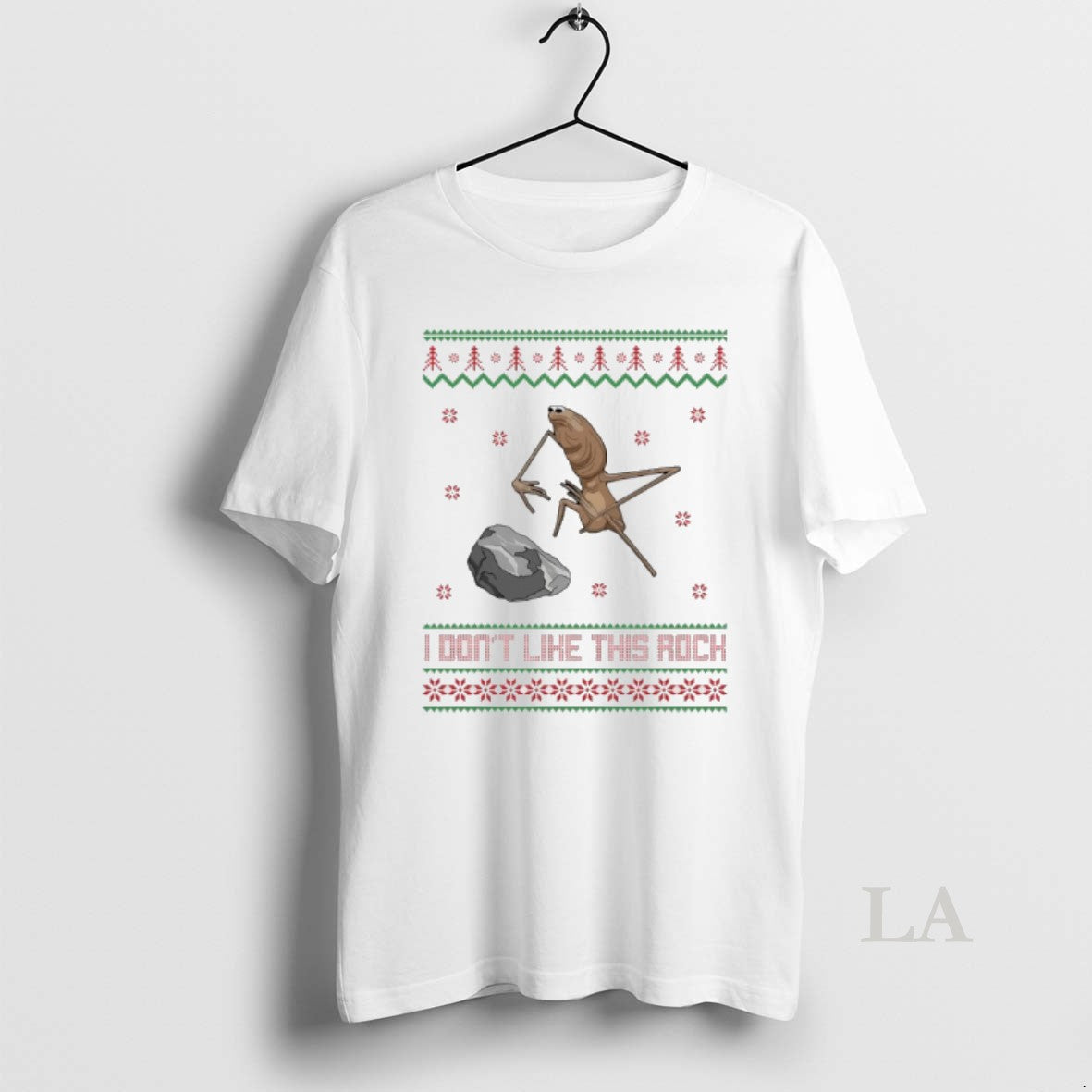 Original Marcus I Dont Like This Rock Christmas Ugly T-Shirts, Hoodie, Sweatshirt | InkNestWear.com