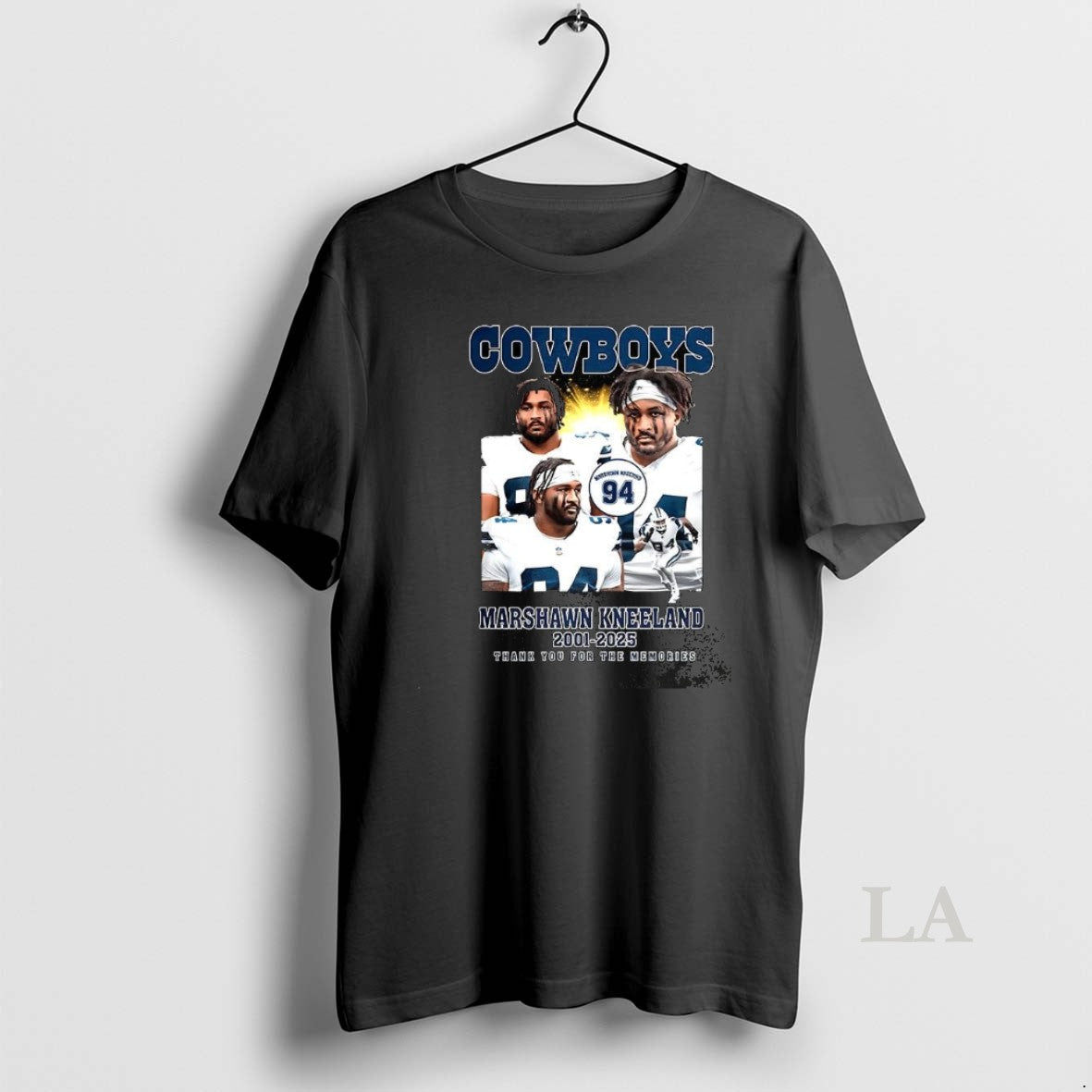 Original Marshawn Kneeland Dallas Cowboys Number 94 2001 2025 Thank You For The Memories T-Shirts, Hoodie, Sweatshirt