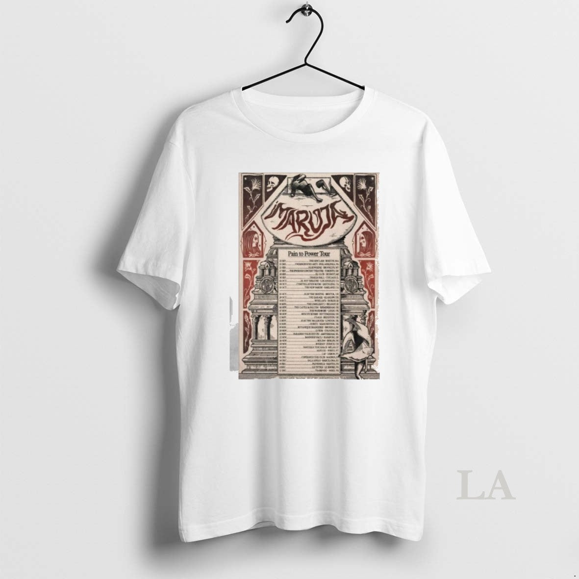 Original Maruja Pain To Power Tour 2025 T-Shirts, Hoodie, Sweatshirt | InkNestWear.com