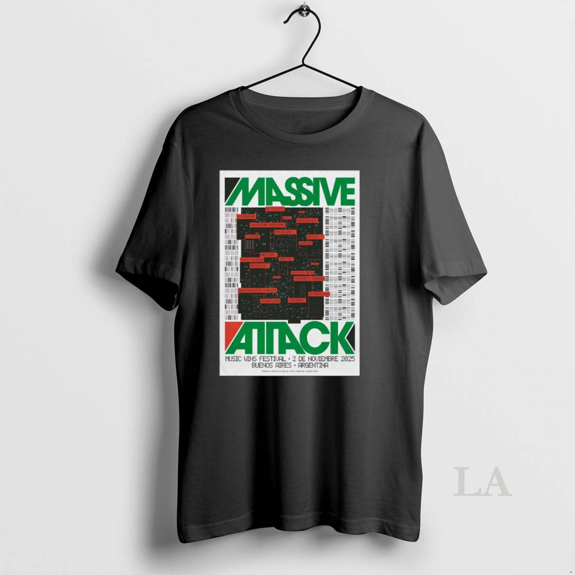 Original Massive Attack Music Wins Festival November 2 2025 Buenos Aires Argentina T-Shirts, Hoodie, Sweatshirt