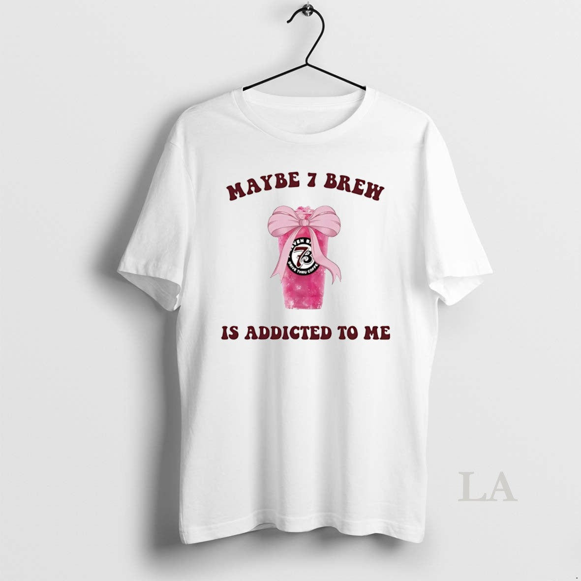 Original Maybe 7 Brew Is Addicted To Me T-Shirts, Hoodie, Sweatshirt | InkNestWear.com