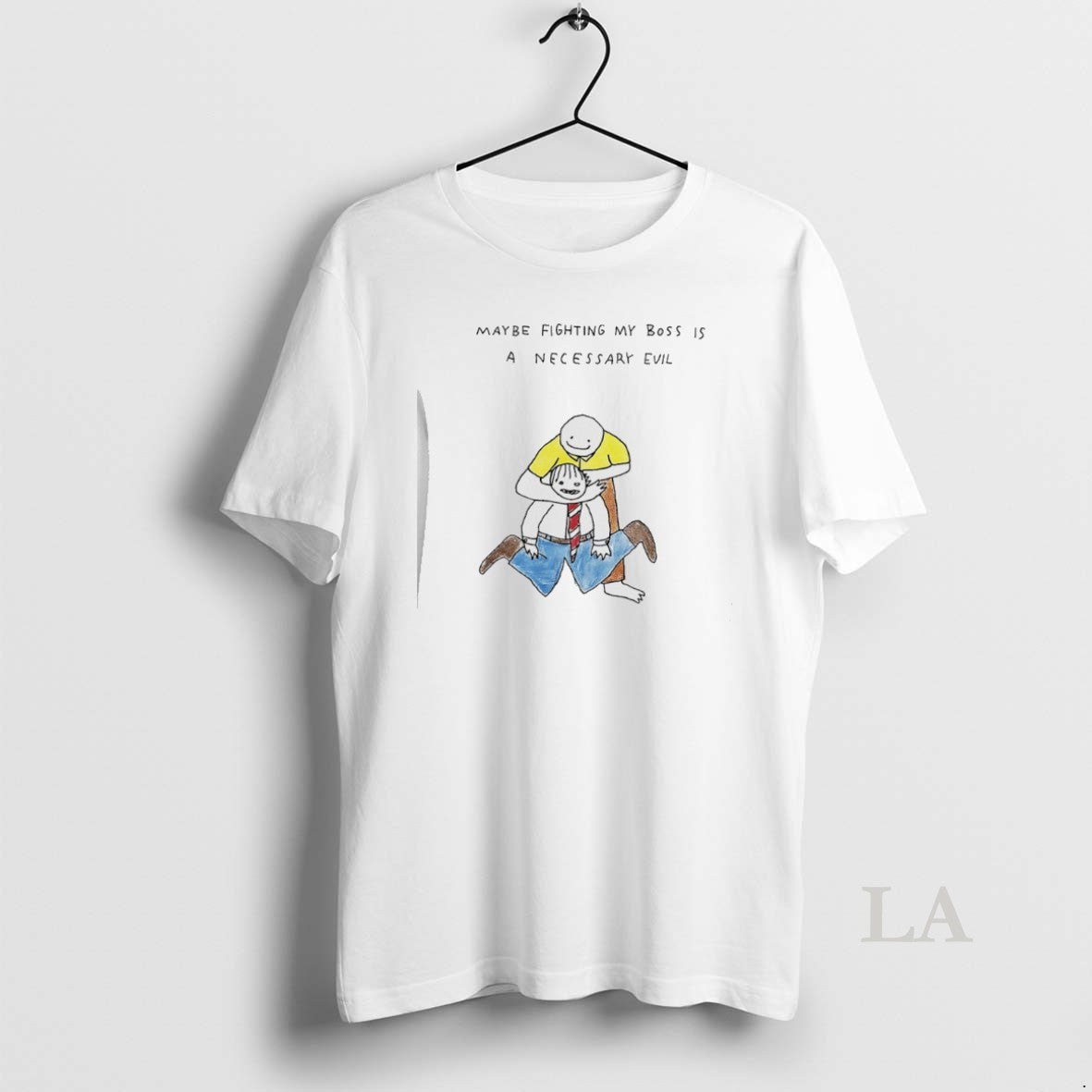 Original Maybe Fighting My Boss Is A Necessary Evil T-Shirts, Hoodie, Sweatshirt | InkNestWear.com