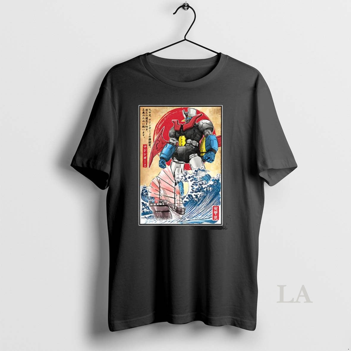 Original Mecha Z Go Nagai Anime Big Waves Off Kanagawa Japanese Style T-Shirts, Hoodie, Sweatshirt | InkNestWear.com