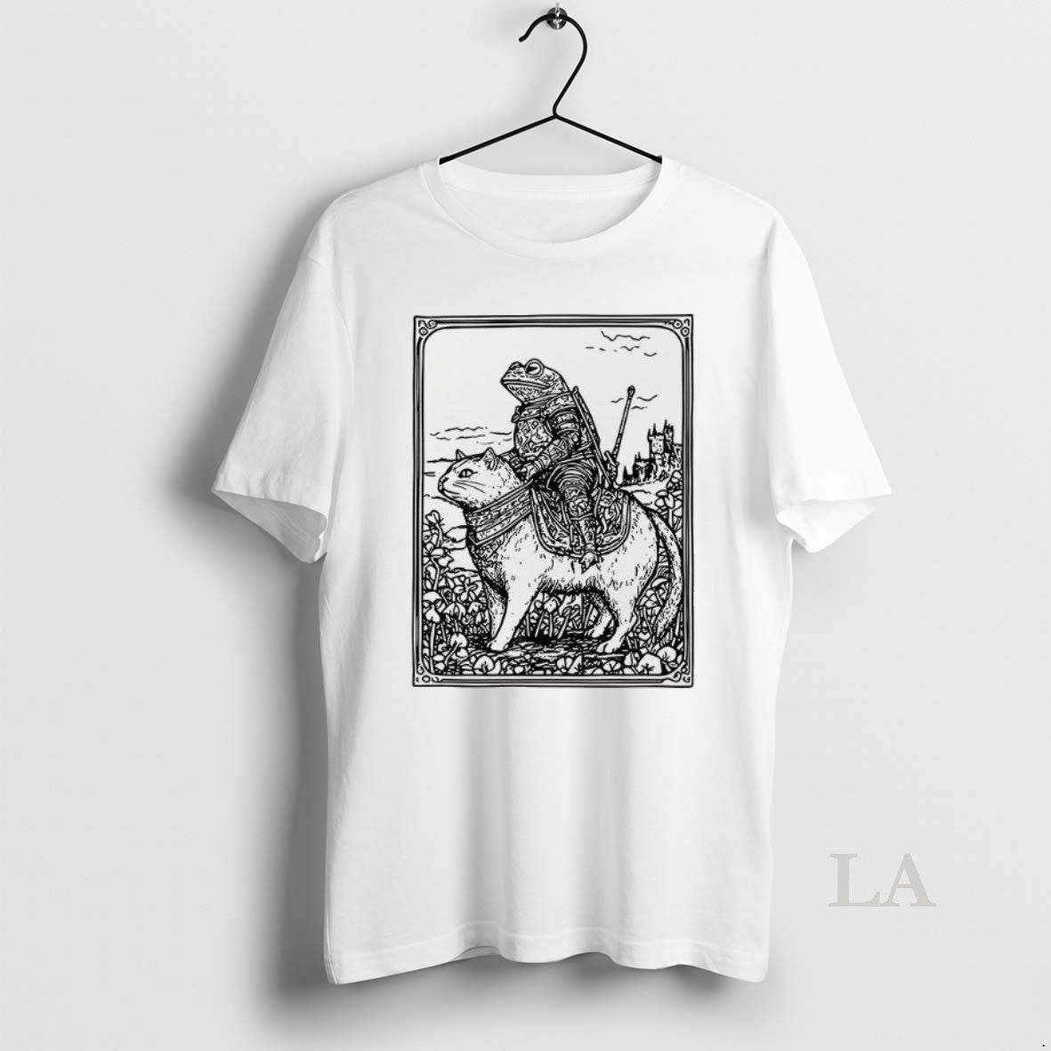Original Medieval Frog Knight On Cat T-Shirts, Hoodie, Sweatshirt | InkNestWear.com