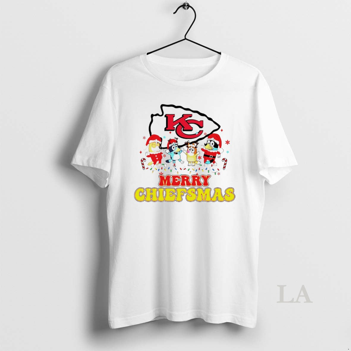 Original Merry Chiefsmas Kansas City Chiefs Christmas Bluey Cartoon White T-Shirts, Hoodie, Sweatshirt | InkNestWear.com