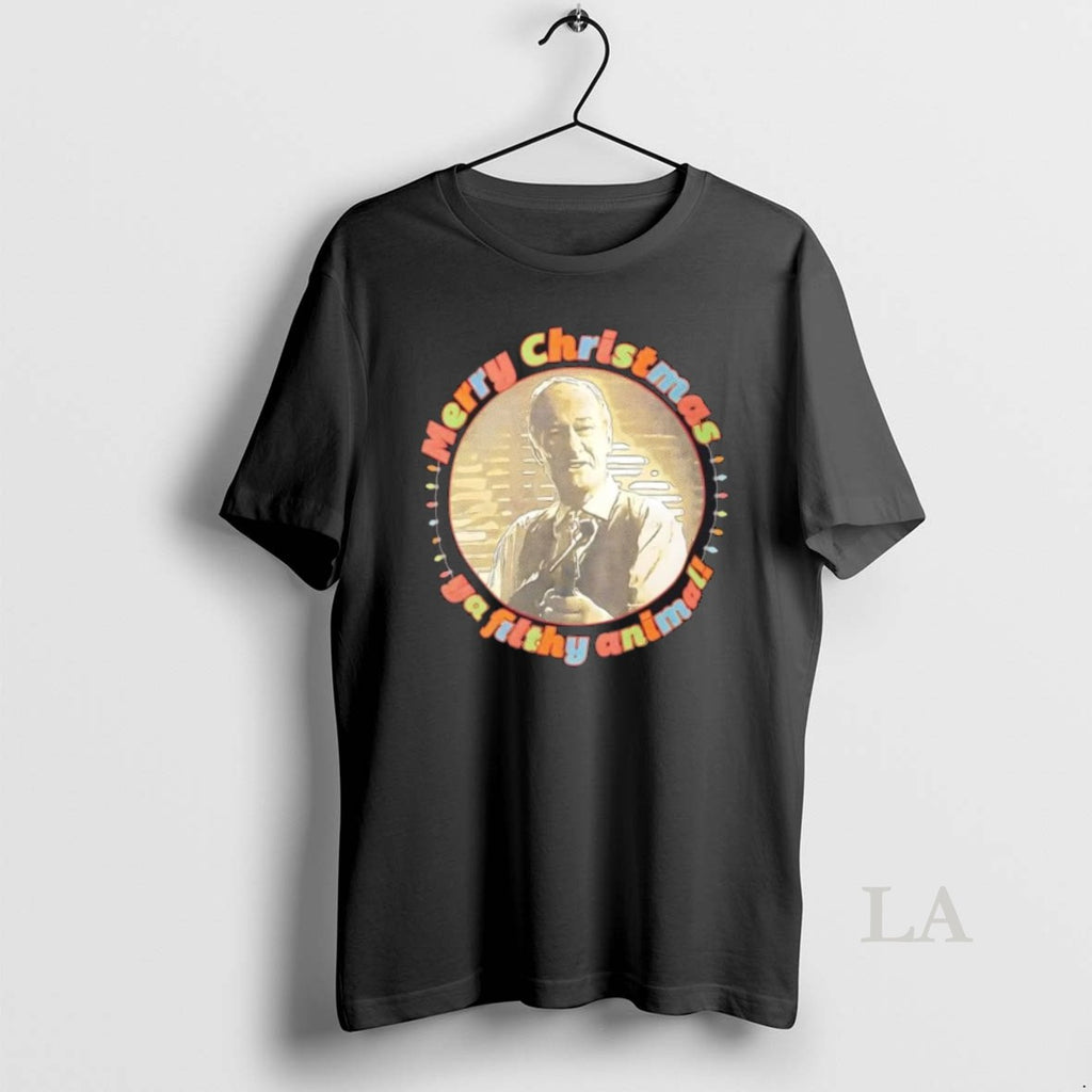 Original Merry Christmas Ya Filthy Animal Retro Movie T-Shirts, Hoodie, Sweatshirt | InkNestWear.com
