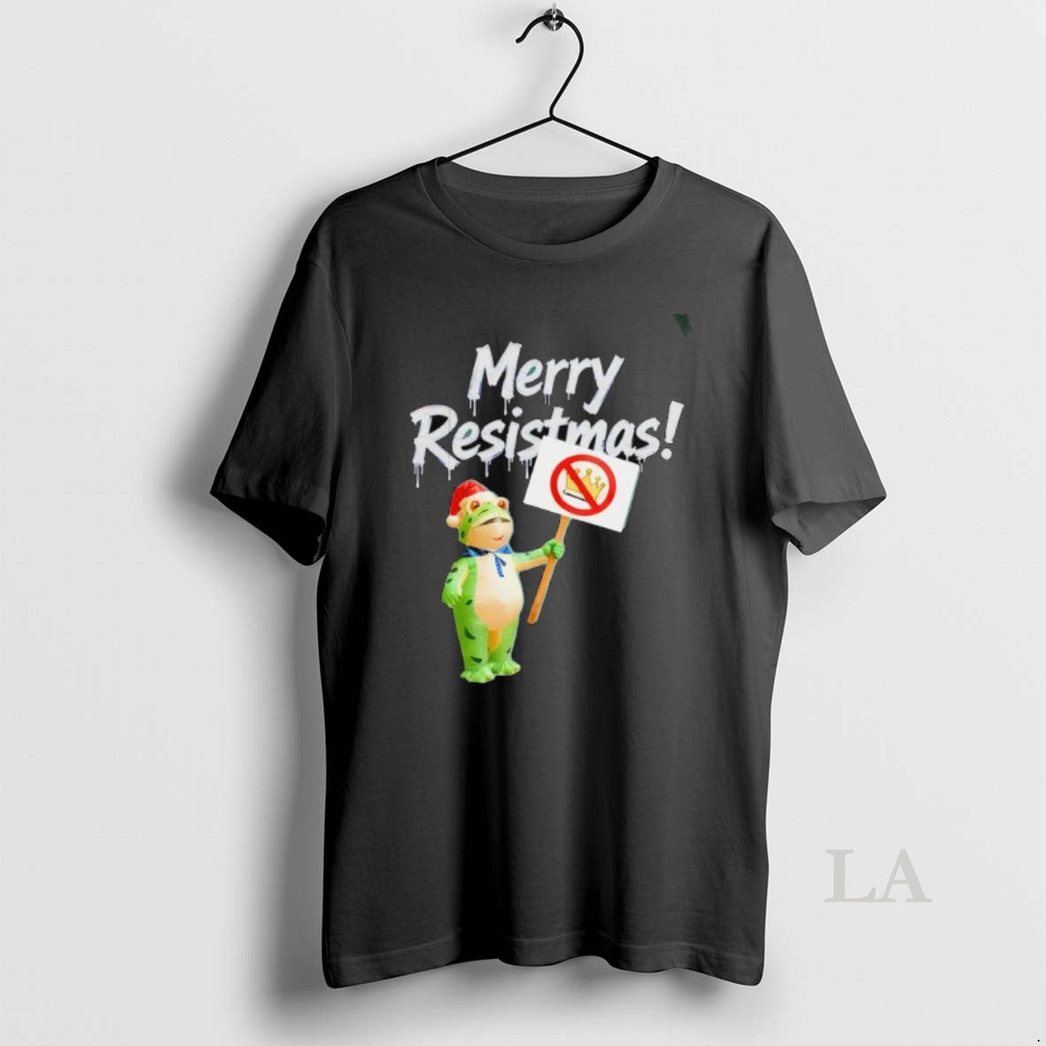 Original Merry Resistmas Frog No Kings T-Shirts, Hoodie, Sweatshirt | InkNestWear.com