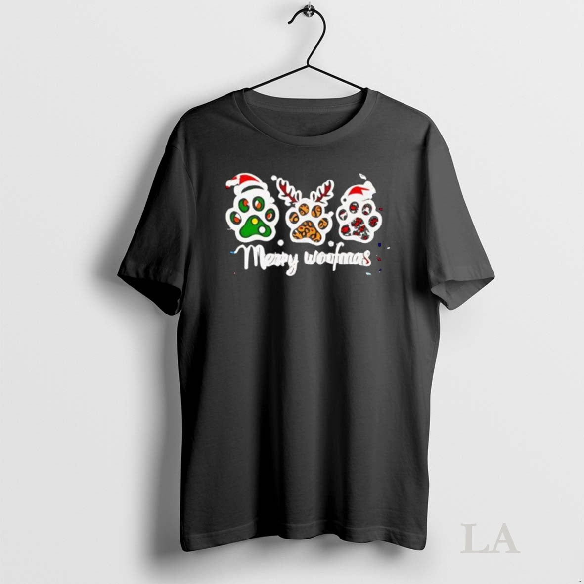 Original Merry Woofmas Dog Paw Christmas Cute T-Shirts, Hoodie, Sweatshirt | InkNestWear.com