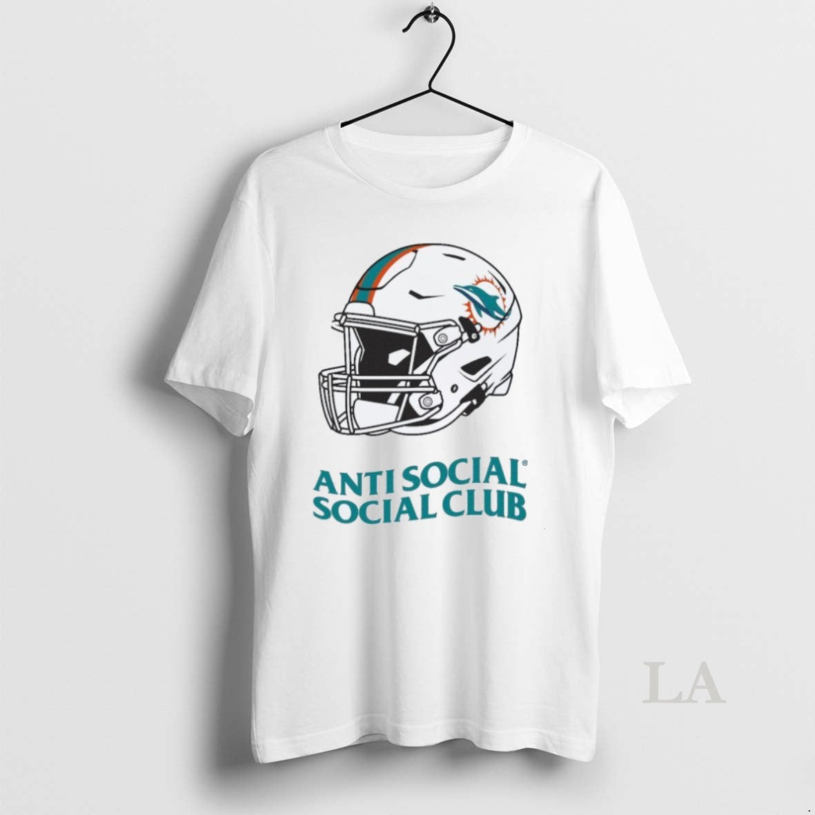 Original Miami Dolphins Anti Social Social Club Helmet T-Shirts, Hoodie, Sweatshirt | InkNestWear.com