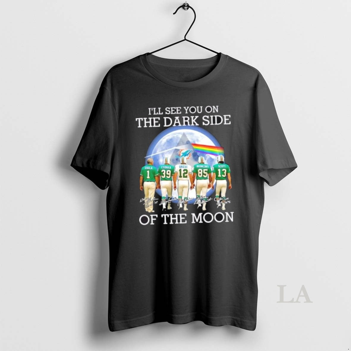 Original Miami Dolphins Don Shula And Legends Ill See You On The Dark Side Of T-Shirts, Hoodie, Sweatshirt | InkNestWear.com