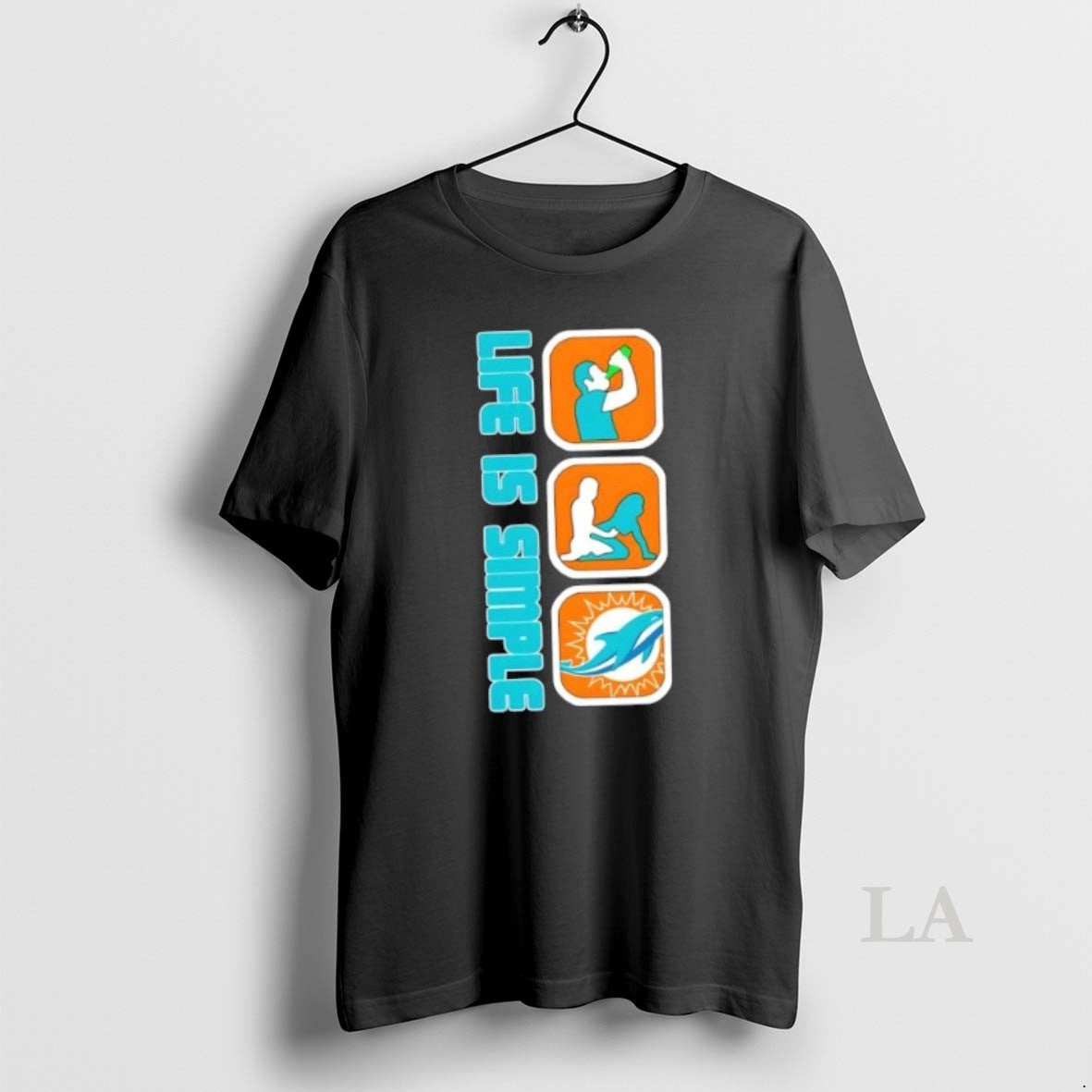 Original Miami Dolphins Football Life Is Simple T-Shirts, Hoodie, Sweatshirt | InkNestWear.com