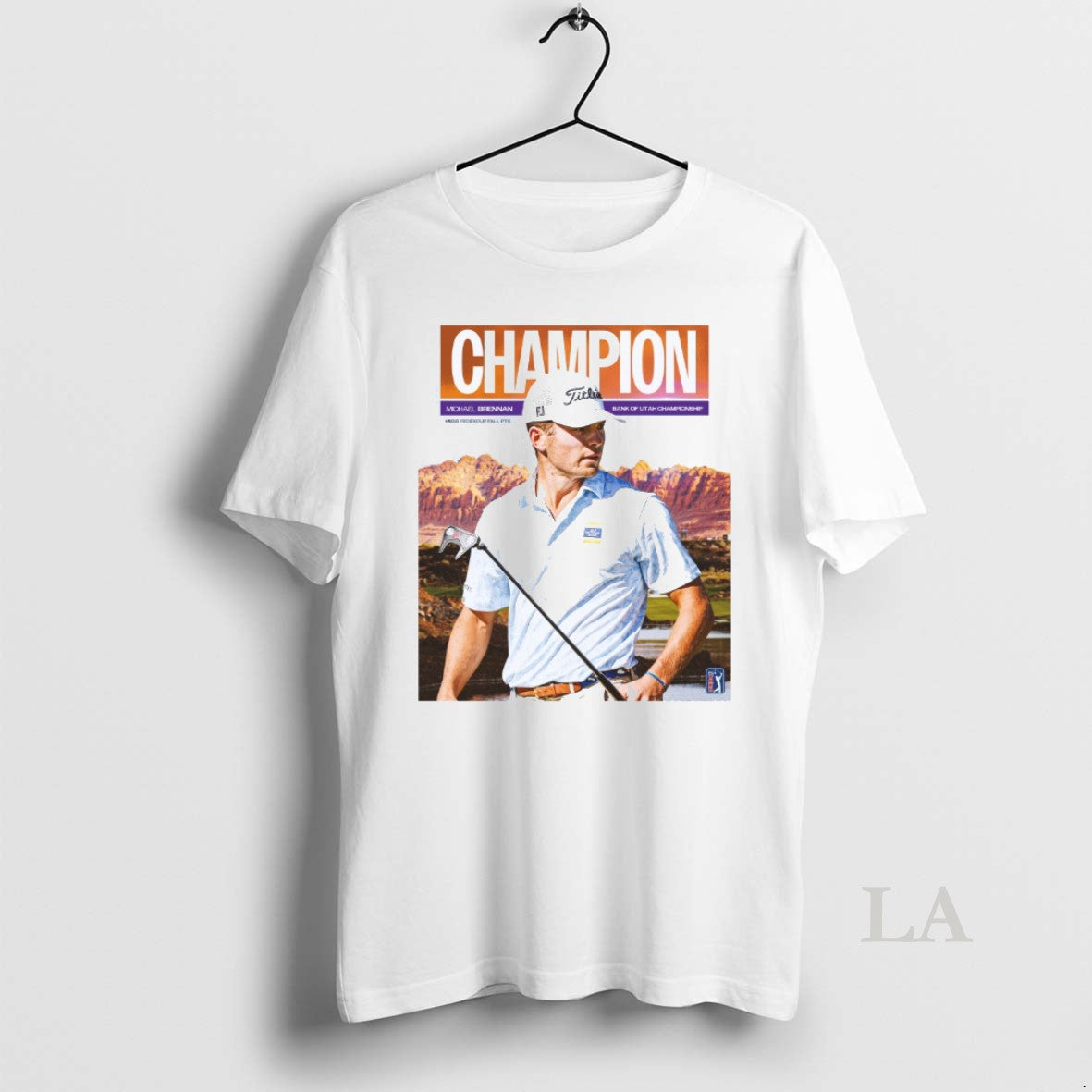 Original Michael Brennan Pga Tour Champion Bank Utah Championship 2025 T-Shirts, Hoodie, Sweatshirt