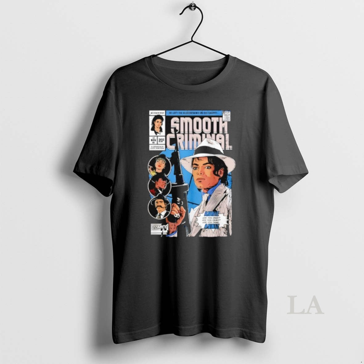 Original Michael Jackson Smooth Criminal Retro Comic T-Shirts, Hoodie, Sweatshirt