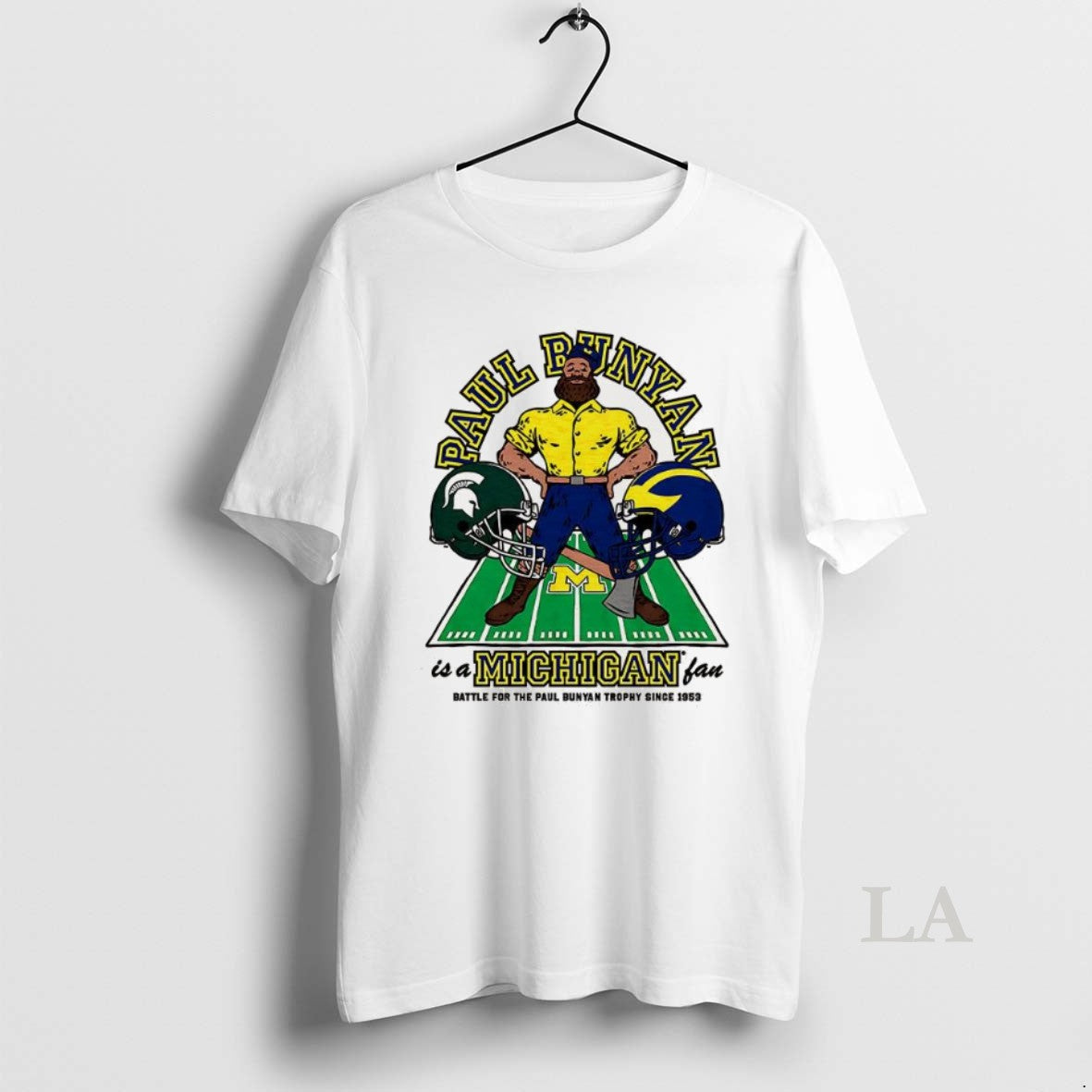 Original Michigan State Spartans Vs Michigan Wolverines Paul Bunyan Is A Michigan Fan T-Shirts, Hoodie, Sweatshirt