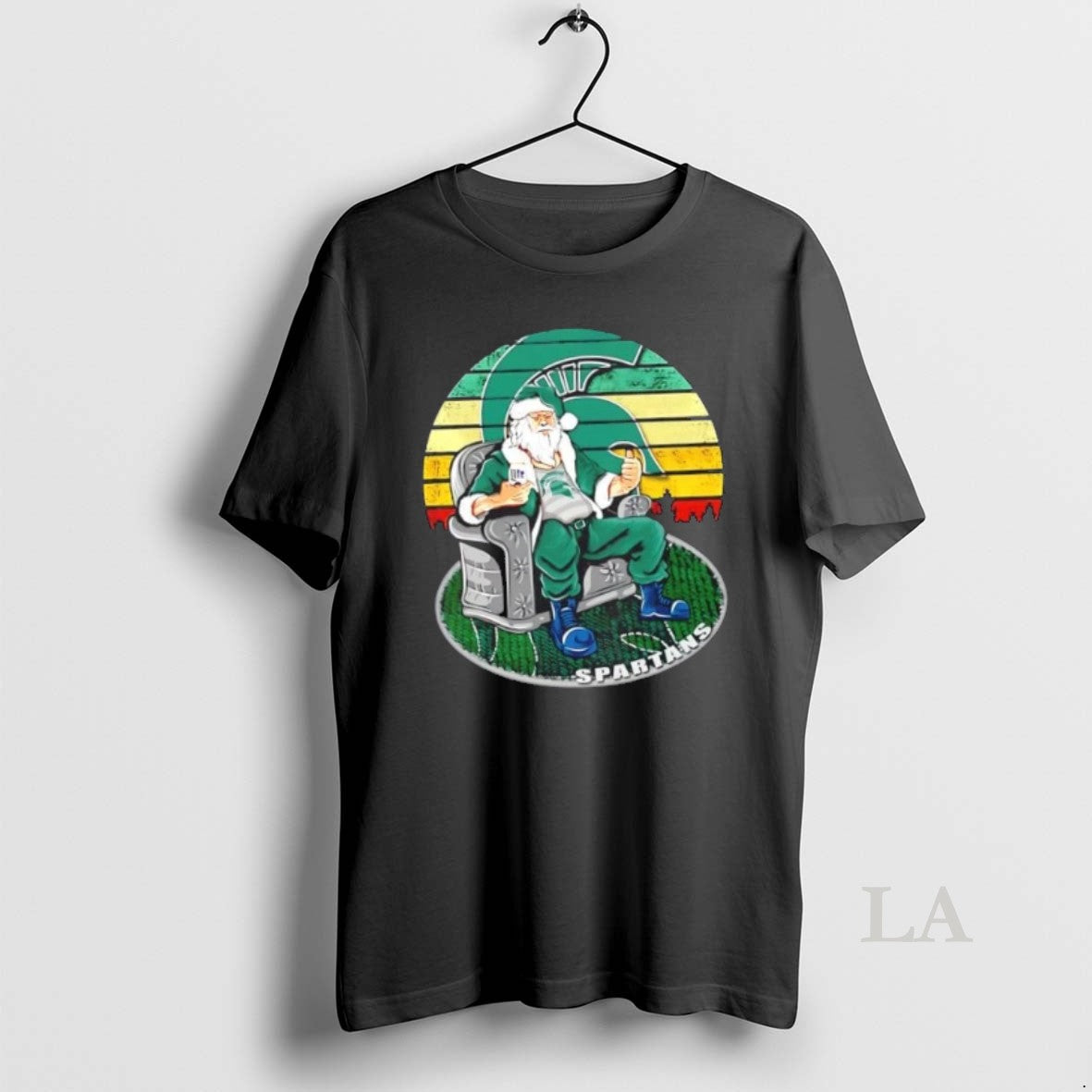 Original Michigan State Spartans X Santa Claus Christmas Vintage T-Shirts, Hoodie, Sweatshirt | InkNestWear.com