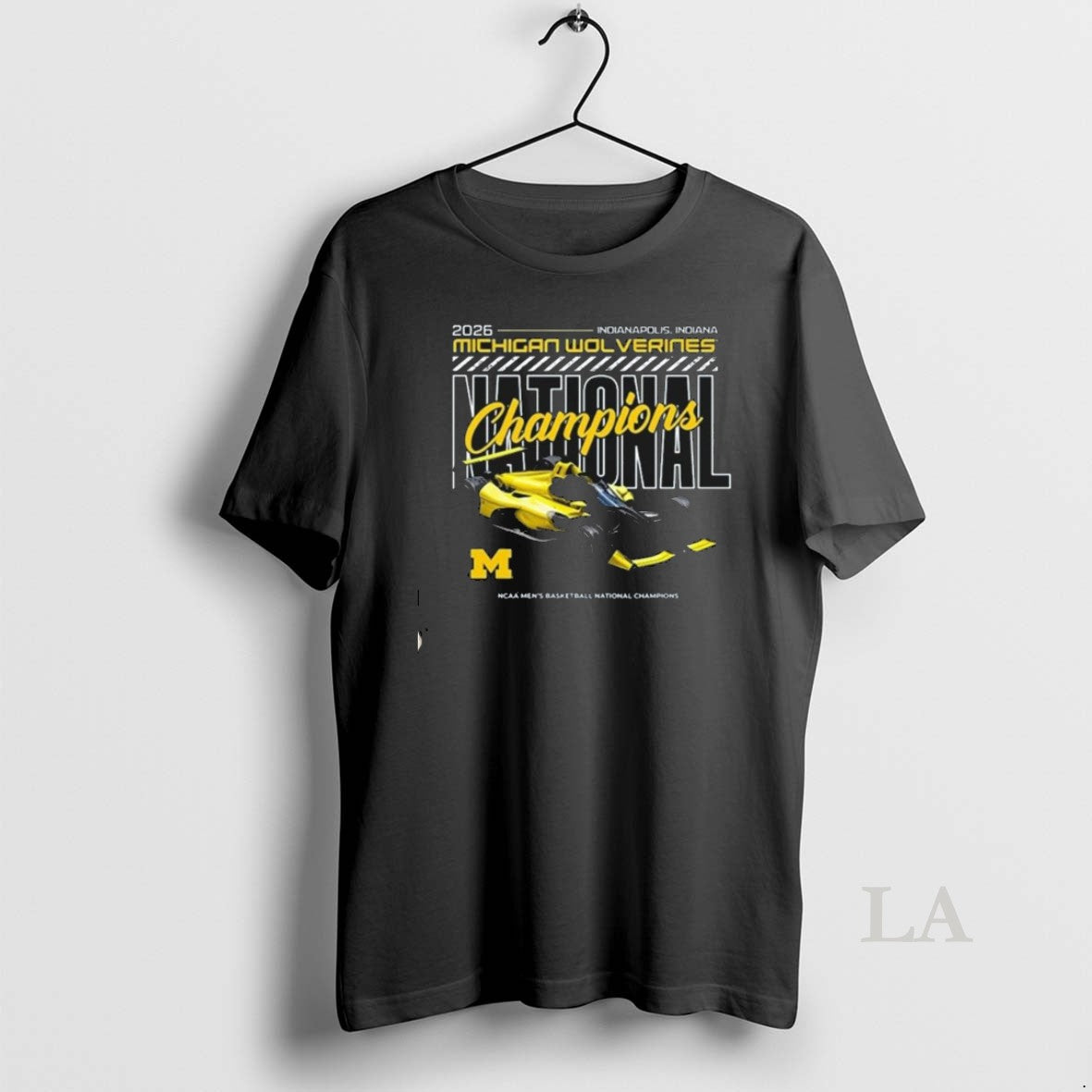 Original Michigan Wolverines Black Mbb National Champs 2026 Indy