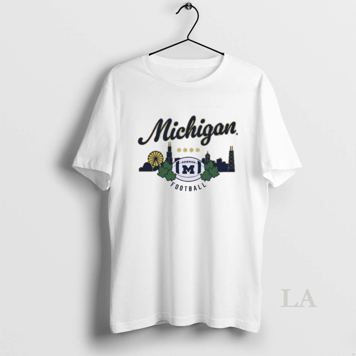 Original Michigan Wolverines Football Chicago Skyline T-Shirts, Hoodie, Sweatshirt | InkNestWear.com