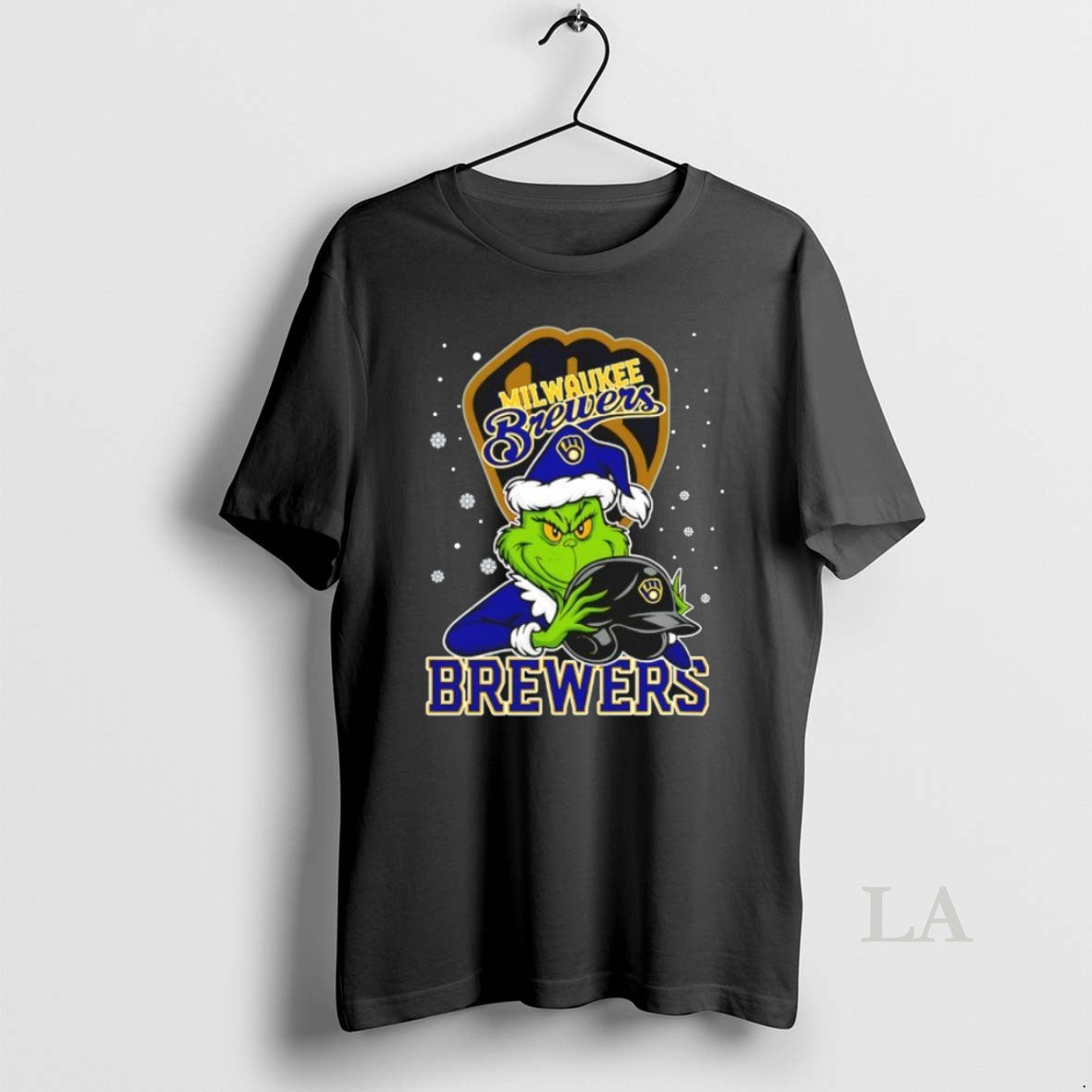 Original Milwaukee Brewers Baseball Grinch Holding Helmet Christmas T-Shirts, Hoodie, Sweatshirt | InkNestWear.com