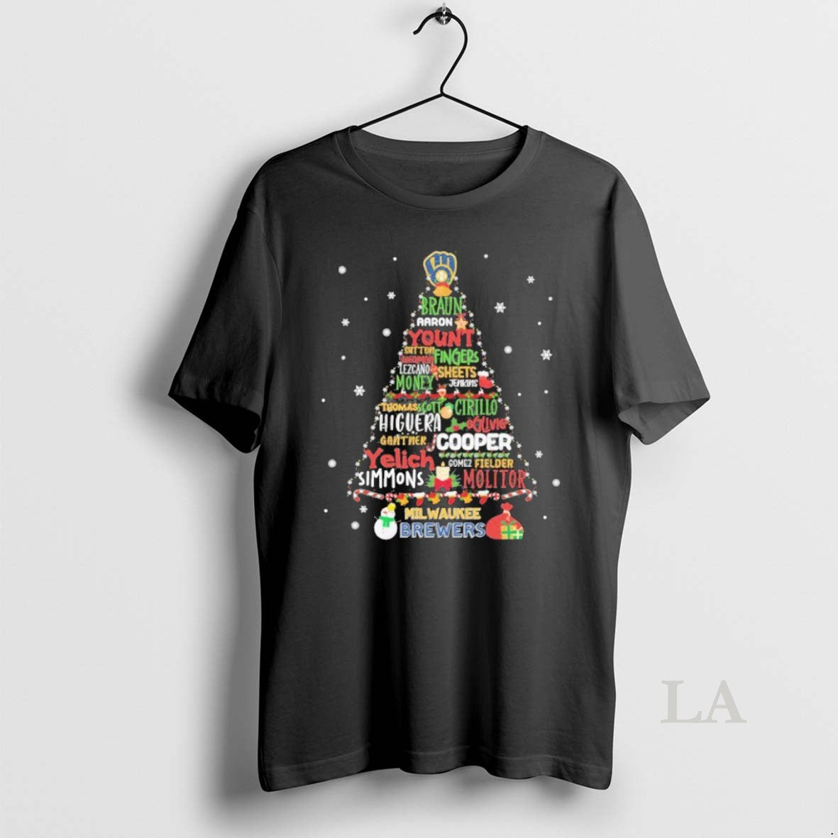 Original Milwaukee Brewers Tree Merry Christmas T-Shirts, Hoodie, Sweatshirt | InkNestWear.com