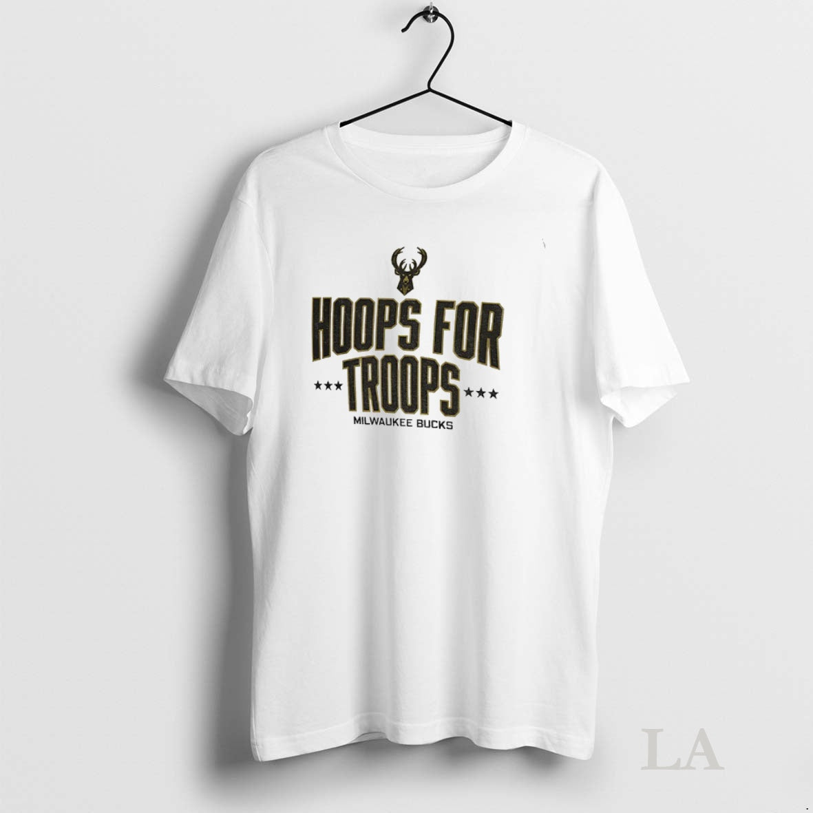 Original Milwaukee Bucks Basketball Nba Hoops For Troops Logo T-Shirts, Hoodie, Sweatshirt | InkNestWear.com